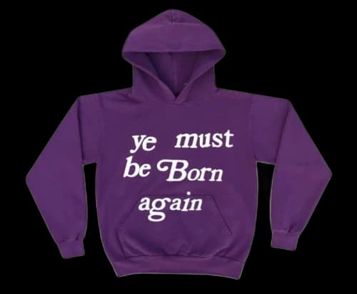 Cactus Plant Flea Market Born Again Hooded Sweatshirt Purple