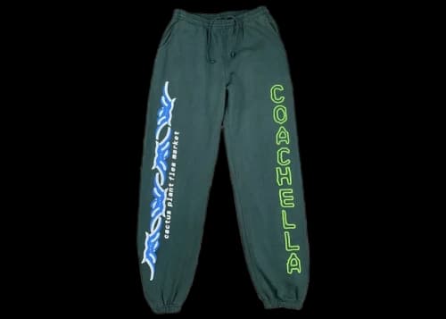 Cactus Plant Flea Market Coachella Weekend 2 Sweatpants Green