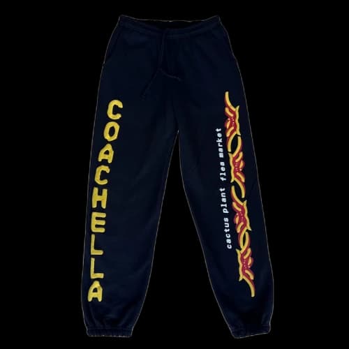 Cactus Plant Flea Market Coachella x CPFM Weekend 1 Sweatpants Black