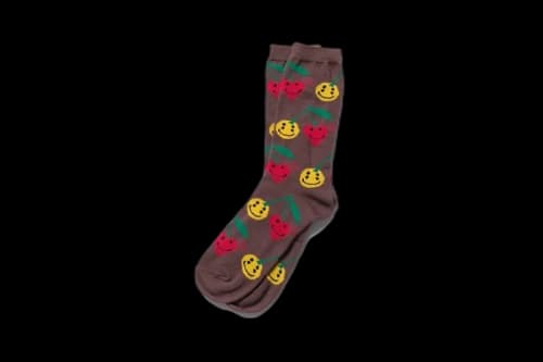 Cactus Plant Flea Market x Human Made We're Good! Pattern Socks Brown/Multi