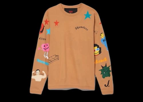 Cactus Plant Flea Market x Marc Jacobs Tattoo Longsleeve T-Shirt Sand