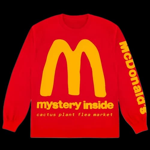 Cactus Plant Flea Market x McDonald's Drive-Thru Long Sleeve T-shirt Tomato
