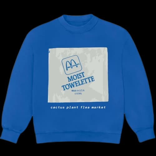 Cactus Plant Flea Market x McDonald's Moist Towelette Crewneck Patient