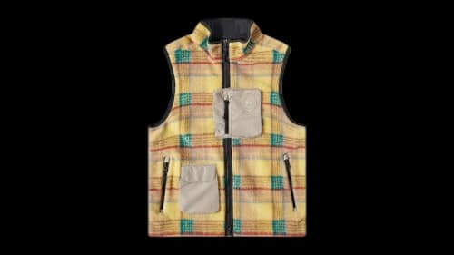 Canada Goose x NBA Collection with UNION Legion Fleece Vest Legacy Tartan Gold