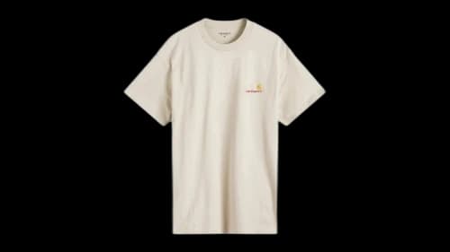 Carhartt WIP American Script T-shirt Fleur De Sel