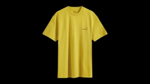 Carhartt WIP American Script T-shirt Golden Olive