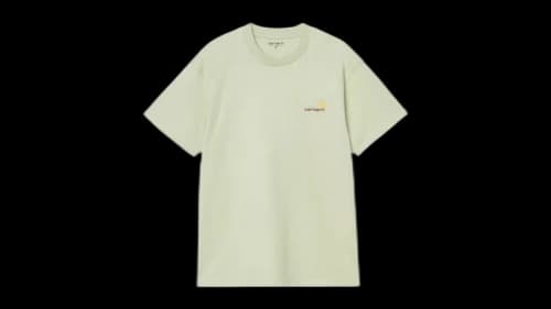 Carhartt WIP American Script T-Shirt Pale Olive