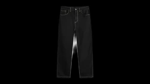 Carhartt WIP Brandon Loose Straight Jeans Black Rinsed