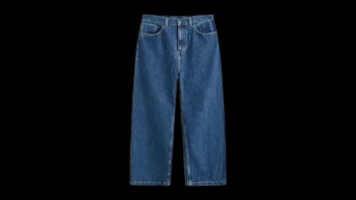 Carhartt WIP Brandon Loose Straight Jeans Blue Stone Washed