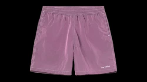 Carhartt WIP Canby Swim Trunks Gentle Purple/White