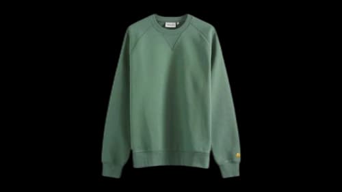 Carhartt WIP Chase Crew Sweatshirt Duck Green/Gold