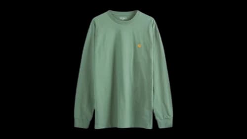 Carhartt WIP Chase Long Sleeve T-shirt Duck Green/Gold