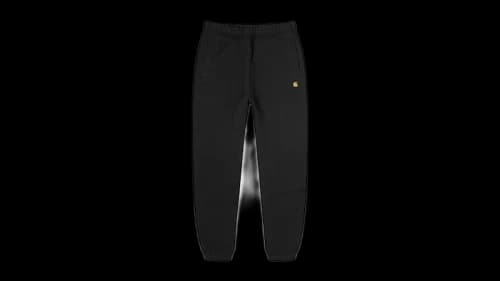 Carhartt WIP Chase Sweat Pants Black/Gold