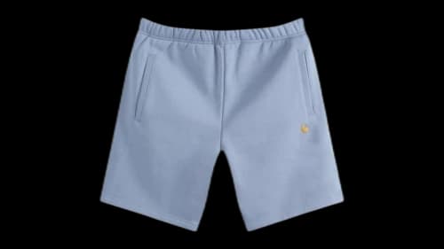 Carhartt WIP Chase Sweat Shorts Charm Blue/Gold