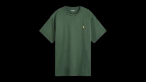 Carhartt WIP Chase T-shirt Sycamore Tree/Gold