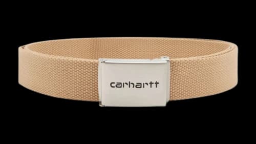Carhartt WIP Chrome Clip Belt Dusty Hamilton Brown