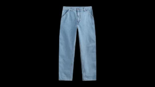 Carhartt WIP Denim Single Knee Pants Blue Stone Bleached