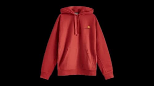 Carhartt WIP Hooded American Script Crew Sweatshirt Tuscany