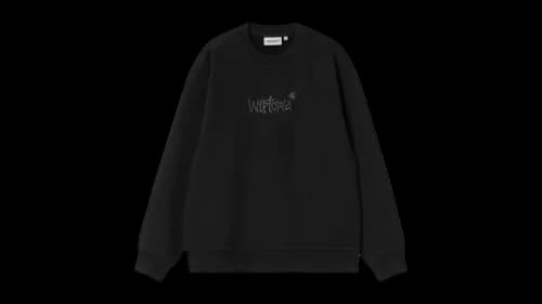 Carhartt WIP Women's Logo Sweater Black
