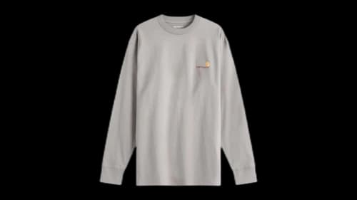Carhartt WIP Long Sleeve American Script T-shirt Yosemite