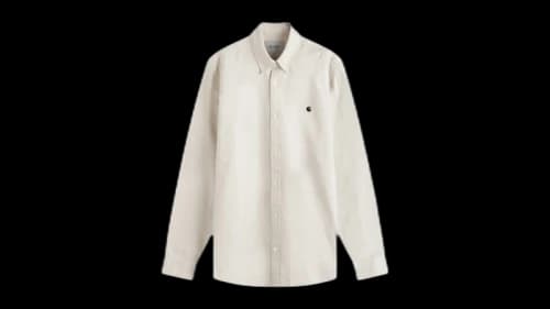 Carhartt WIP Madison Shirt Moonbeam/Black