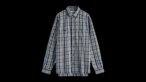 Carhartt WIP Mandlik Overshirt Dark Navy Check