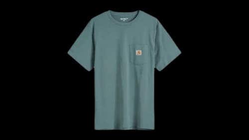Carhartt WIP Pocket T-shirt Silver Pine