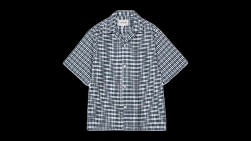 Carhartt WIP S/S Kander Shirt Kander Check/Blue River