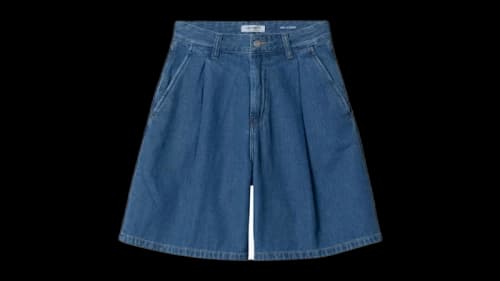 Carhartt Women's Alta Short Blue Dark Used Wash