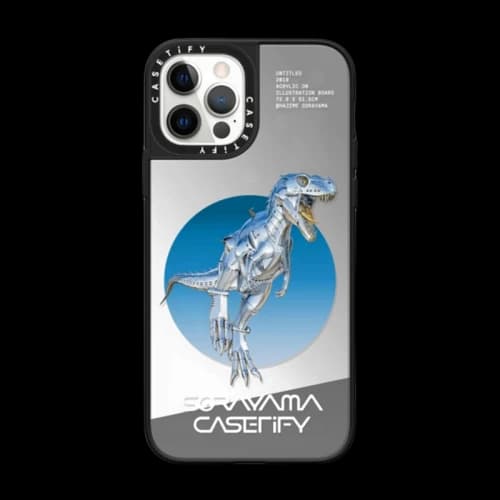CASETiFY x Sorayama T-Rex iPhone Case Mirror
