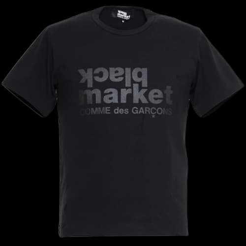 Comme des Garçons CDG Black Market Logo T-Shirt Black