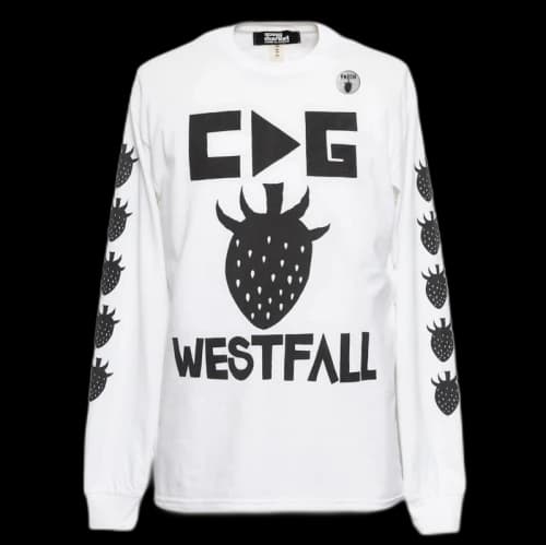 Comme des Garçons CDG Black Market x Brett Westfall L/S T-Shirt White