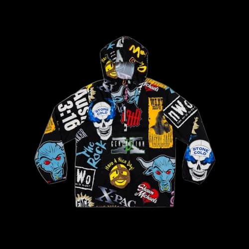 Chalk Line Attitude Era Retro Anorak Jacket Black