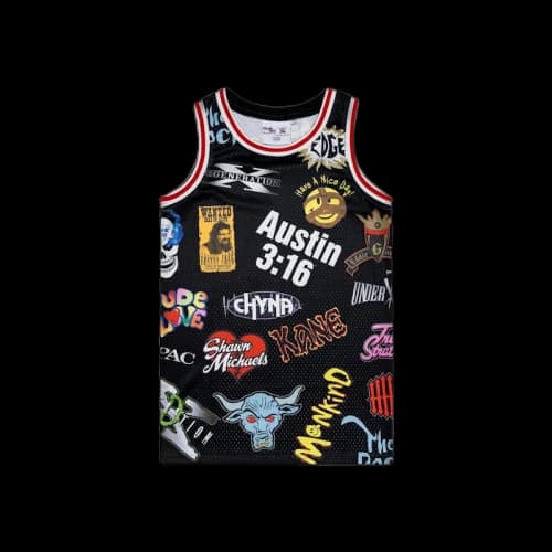 Chalk Line Attitude Era Retro Basketball Jersey Black