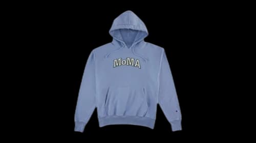 Champion x MoMA Edition Garment-Dyed Hoodie Wildflower Pale Blue