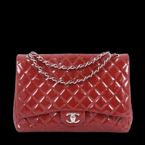 Chanel Classic Double Flap Quilted Maxi Red