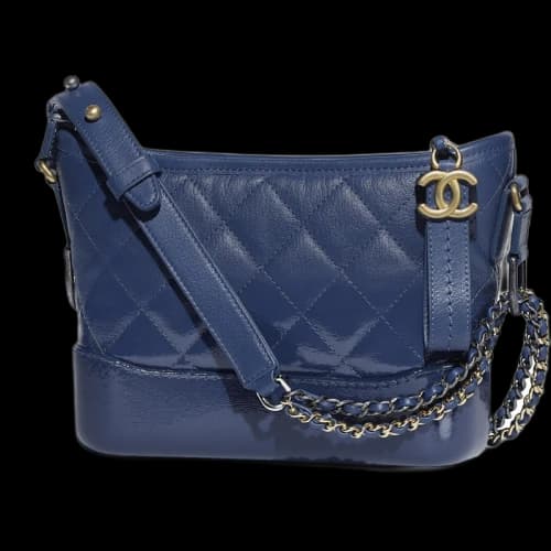 Chanel Gabrielle Hobo Bag Small Dark Blue