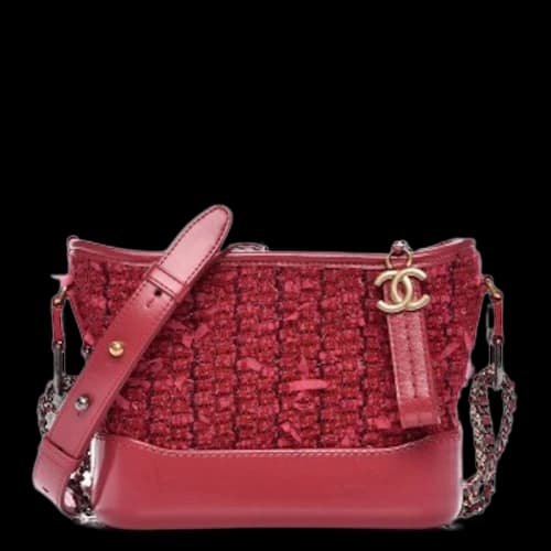 Chanel Gabrielle Hobo Bag Diamond Stitched Small Pink