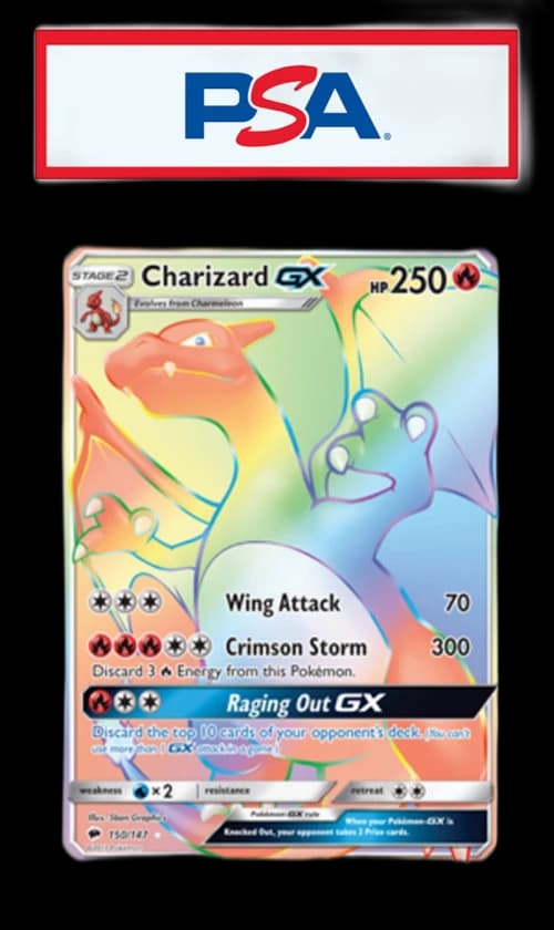 Charizard GX 2017 Pokemon TCG Burning Shadows Full Art #150/147 (PSA or BGS Graded)