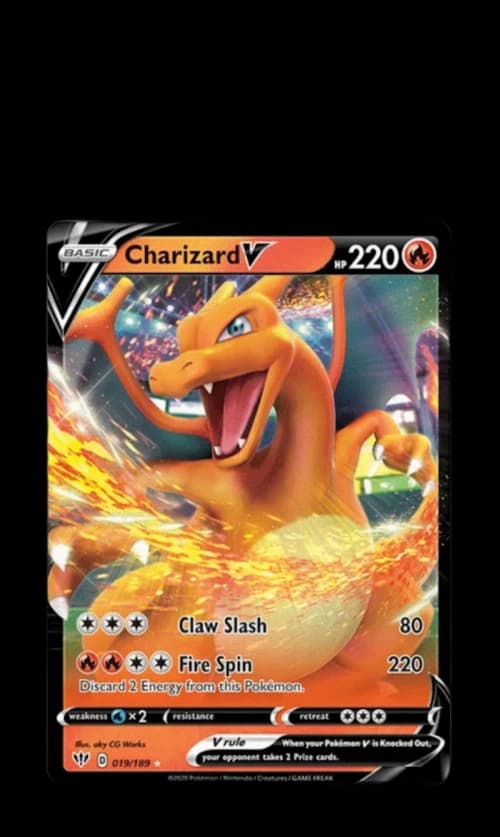 Charizard V 2020 Pokemon TCG Sword & Shield Darkness Ablaze #019/189 (PSA or BGS Graded)