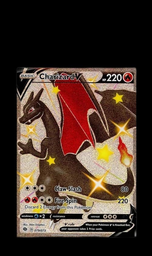 Charizard V SCR 2020 Pokemon Sword & Shield Champion's Path #79 (PSA or BGS Graded)