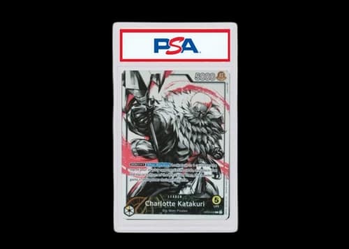 Charlotte Katakuri 2023 Bandai One Piece Card Game Pillars of Strength Alt Art Leader OP03-099 (PSA or BGS Graded)