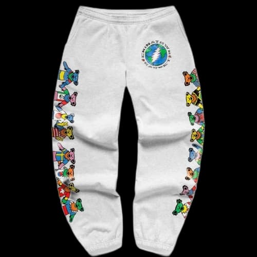 Market Grateful Dead Coexist Sweatpants Light Heather Grey
