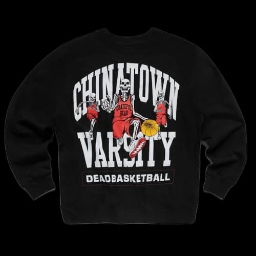 Market Grateful Dead Varisty Crewneck Sweatshirt Black
