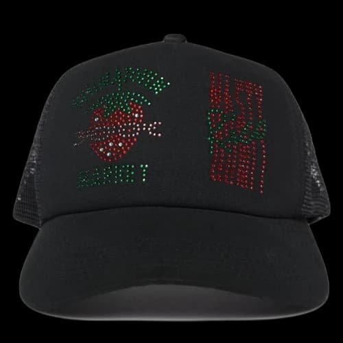 Market x Rico Nasty Rhinestone Trucker Hat Black
