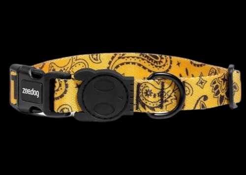 Chinatown Market Zee.Dog x Smiley Collar Paisley Yellow