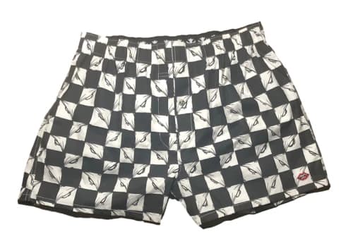 Chrome Hearts Matty Boy Ninety Nine Eyes Boxer Shorts (Silver Button) Black/White