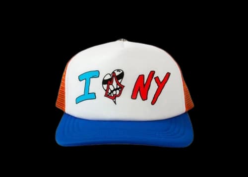 Chrome Hearts Matty Boy Sex Records I Love NY Trucker Hat Red/White/Blue