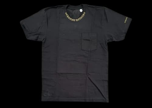 Chrome Hearts Short Sleeve Pocket Crew T-shirt Black/Army Green