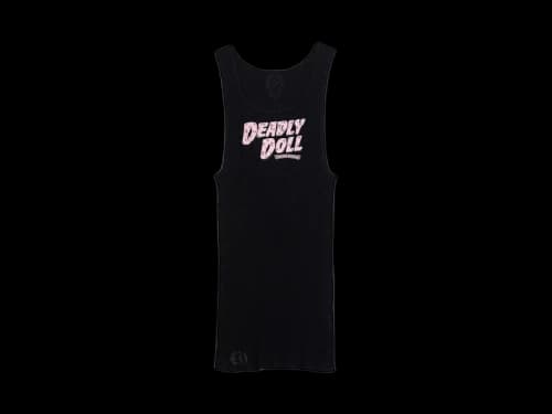 Chrome Hearts x Deadly Doll Tank Top Black/Pink